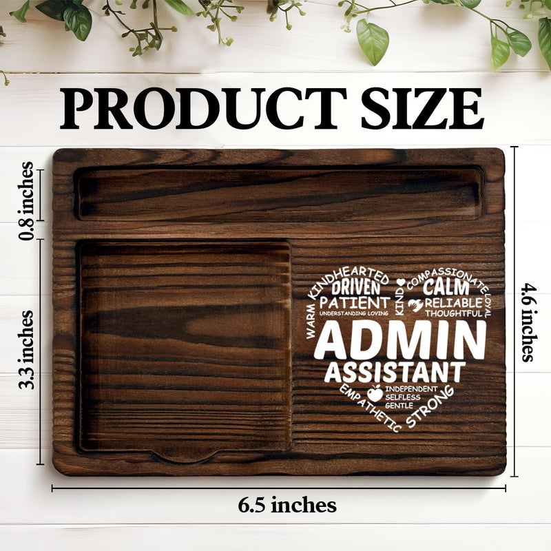 QODMGD Admin Assistant Gifts for Women Men, Appreciation Gifts for Administrative Assistants Secretary, Admin Assistant Sticky Note Holder for Office Desk Decor - Image 2